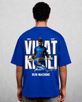 Virat Kohli Inspired Oversized Unisex T-Shirt – Royal Blue