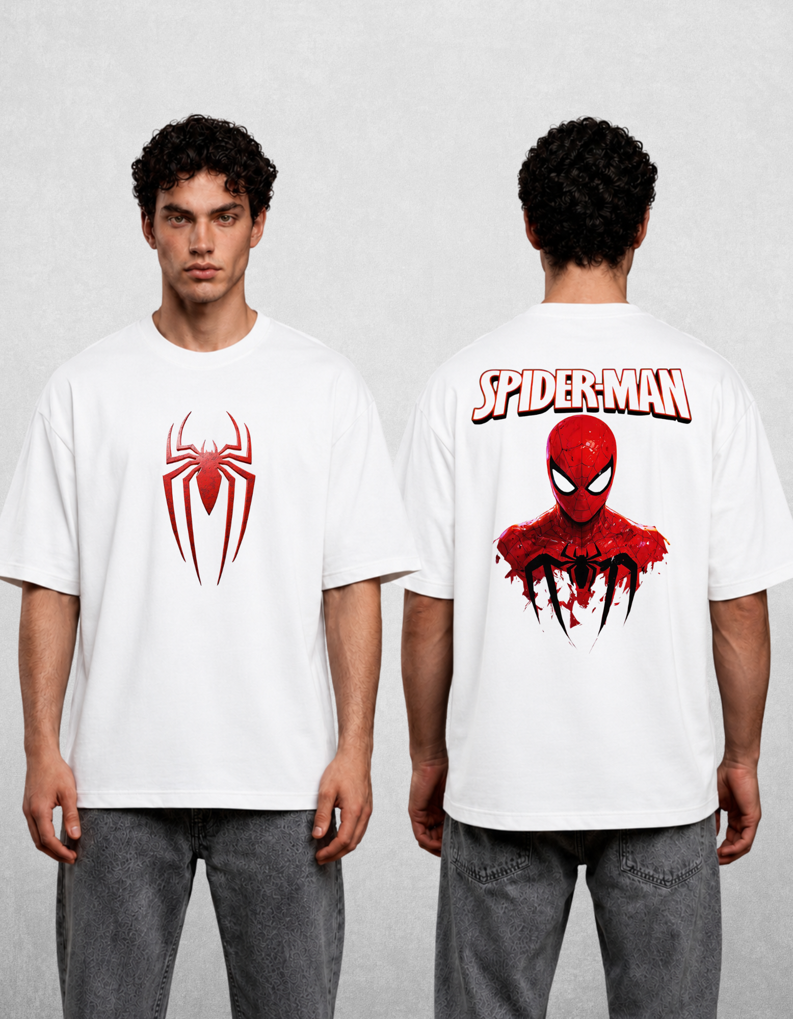 Spider-Man Oversized Graphic T-Shirt