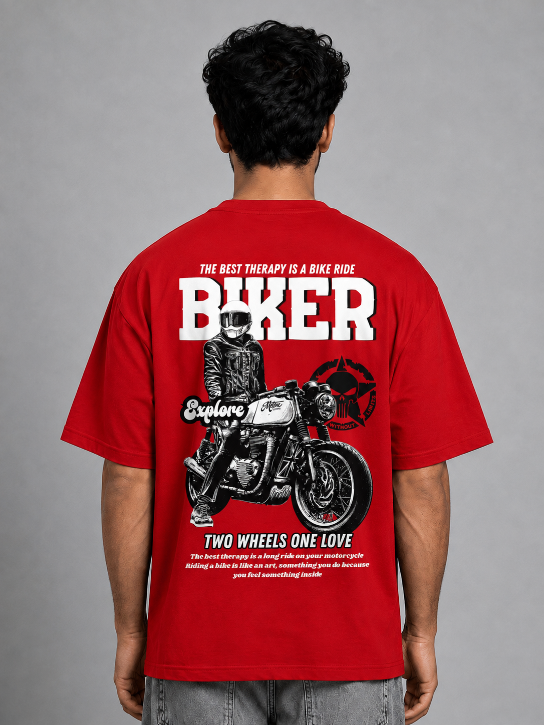 Bike Rider Oversized Unisex T-Shirt