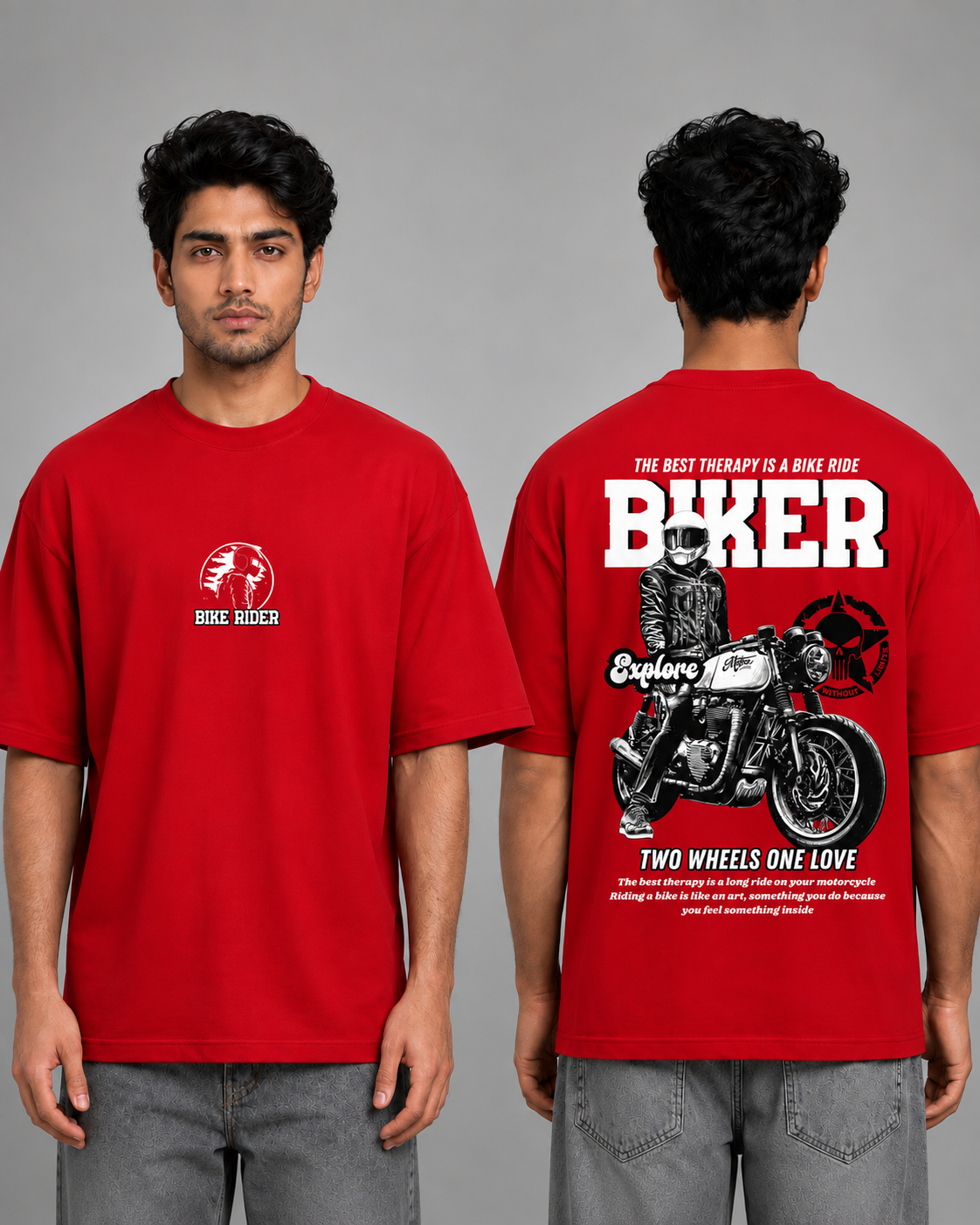 Bike Rider Oversized Unisex T-Shirt