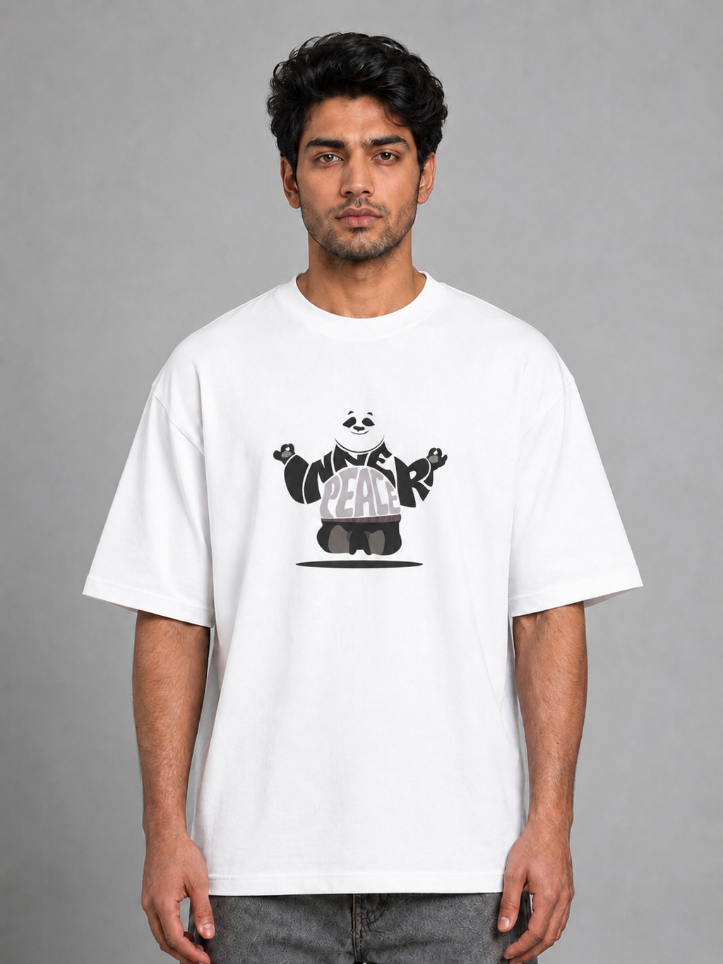 Inner Peace – Panda Oversized T-Shirt
