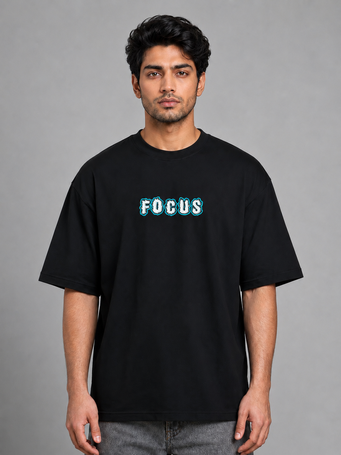 Stay Focus Oversized Unisex T-Shirt
