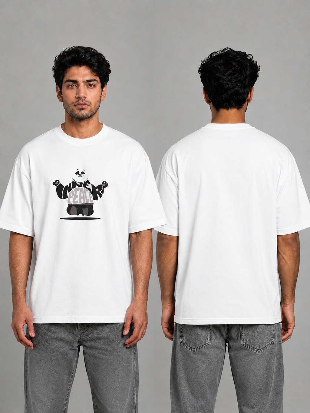 Inner Peace – Panda Oversized T-Shirt