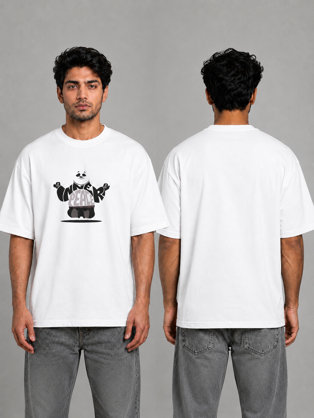 Inner Peace – Panda Oversized T-Shirt